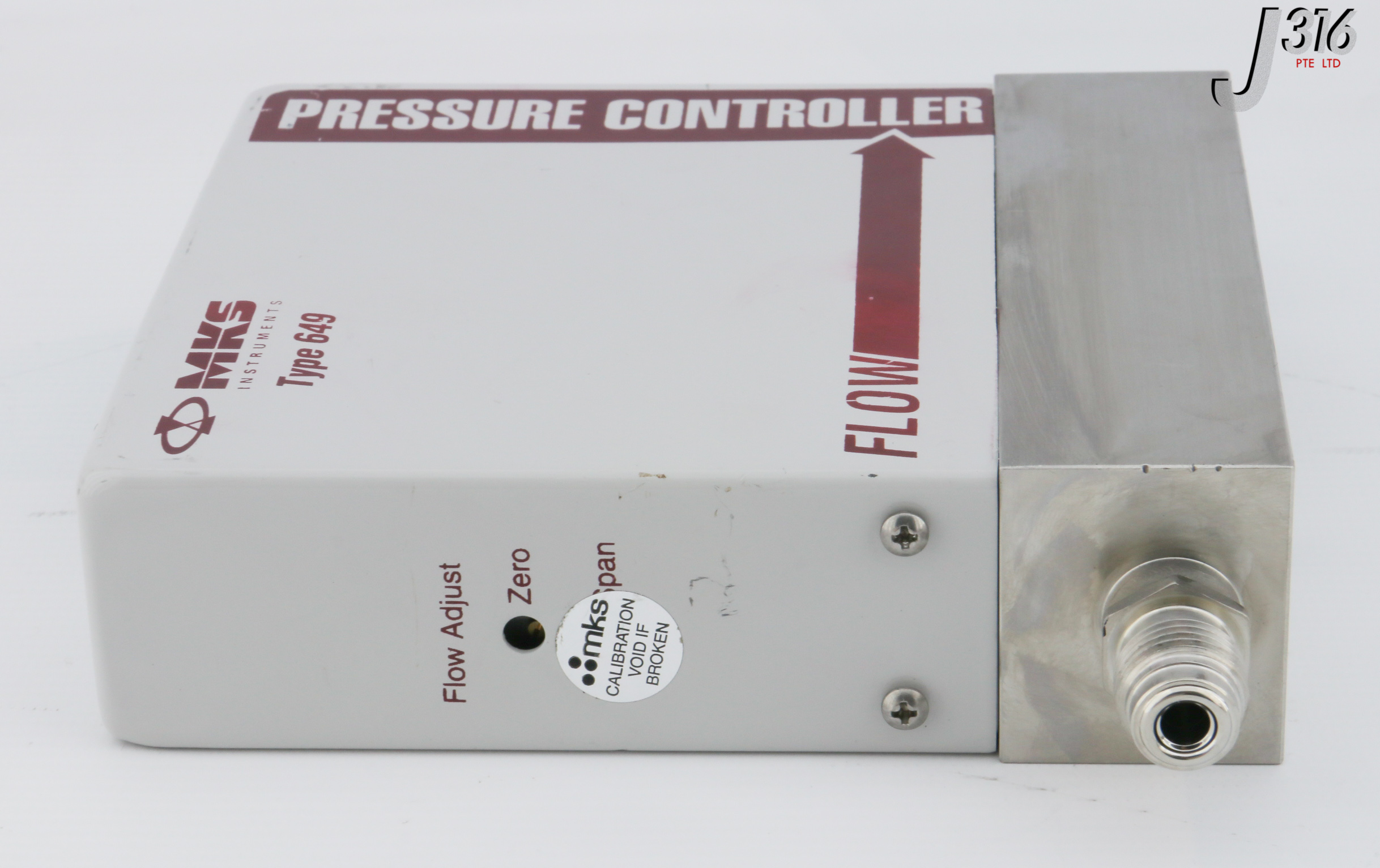 6712 MKS MFC, PRESSURE CONTROLLER, TYPE 649, 50 TORR 649B-30957 ...